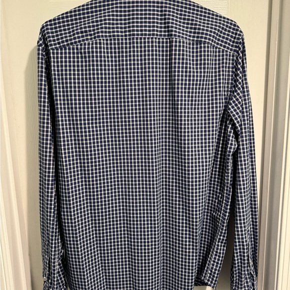 Untuckit Shirt‎ | Men's Blue/white Gingham Plaid Button Up Large Great Condition - Picture 5 of 12